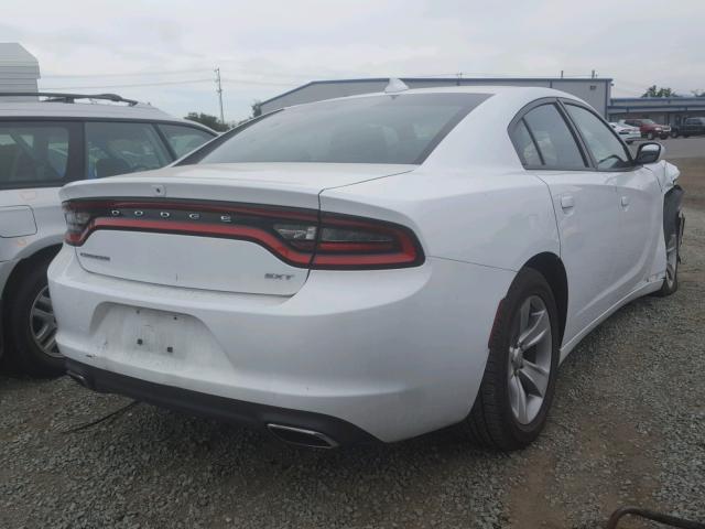 2C3CDXHG0FH726610 - 2015 DODGE CHARGER SX WHITE photo 4