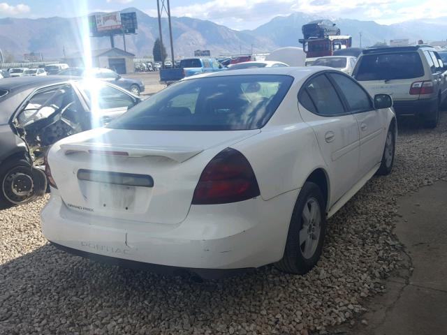 2G2WP552061107080 - 2006 PONTIAC GRAND PRIX WHITE photo 4