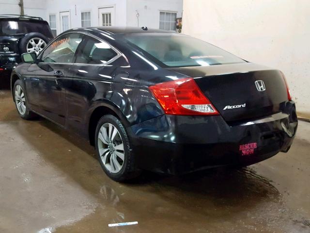 1HGCS1B82BA004162 - 2011 HONDA ACCORD EXL BLACK photo 3