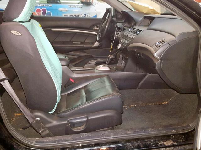 1HGCS1B82BA004162 - 2011 HONDA ACCORD EXL BLACK photo 5