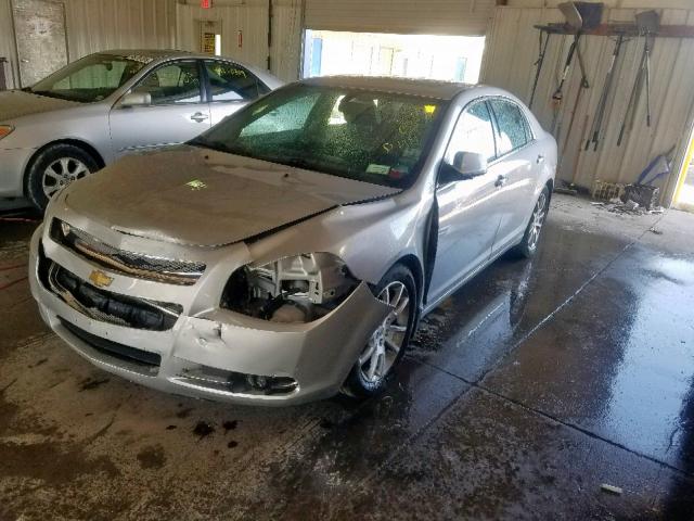 1G1ZE5E0XCF216611 - 2012 CHEVROLET MALIBU LTZ ვერცხლისფერი ფოტო 2