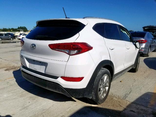 KM8J33A45HU508723 - 2017 HYUNDAI TUCSON LIM WHITE photo 4