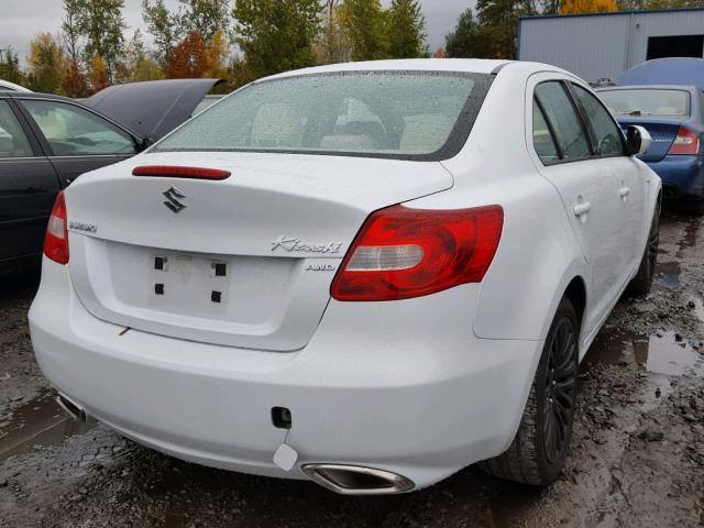 JS2RF9A39C6100804 - 2012 SUZUKI KIZASHI SE WHITE photo 4