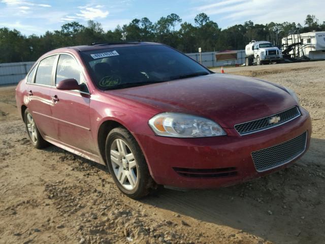 2G1WB5E36E1118367 - 2014 CHEVROLET IMPALA LIM BURGUNDY photo 1