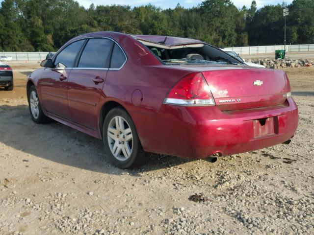 2G1WB5E36E1118367 - 2014 CHEVROLET IMPALA LIM BURGUNDY photo 3