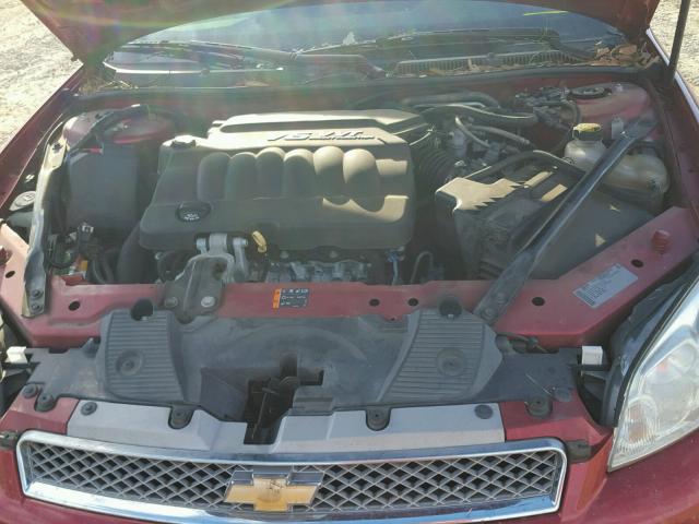 2G1WB5E36E1118367 - 2014 CHEVROLET IMPALA LIM BURGUNDY photo 7