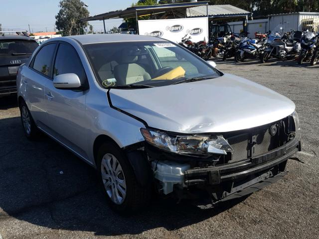 KNAFU4A22D5687803 - 2013 KIA FORTE EX SILVER photo 1