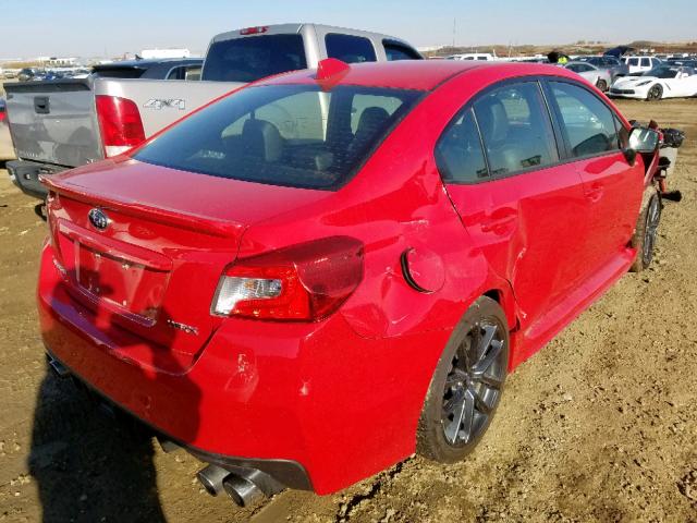 JF1VA1H67J9817454 - 2018 SUBARU WRX LIMITE RED photo 4