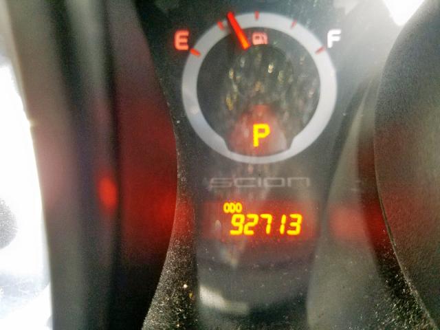 JTKJF5C71C3031813 - 2012 TOYOTA SCION TC გრაფიტი ფოტო 8