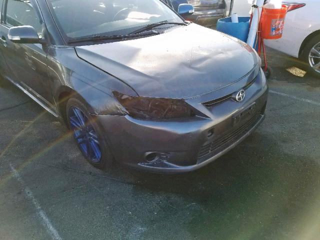 JTKJF5C71C3031813 - 2012 TOYOTA SCION TC გრაფიტი ფოტო 9