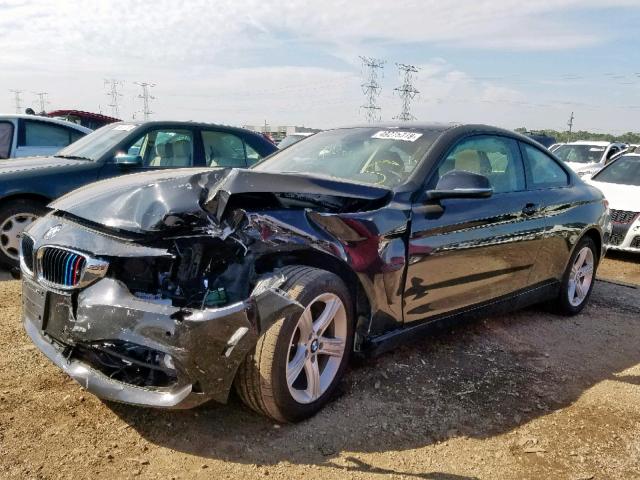 WBA3N9C58FK247884 - 2015 BMW 428 XI BLACK photo 2