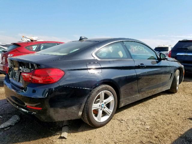 WBA3N9C58FK247884 - 2015 BMW 428 XI BLACK photo 4