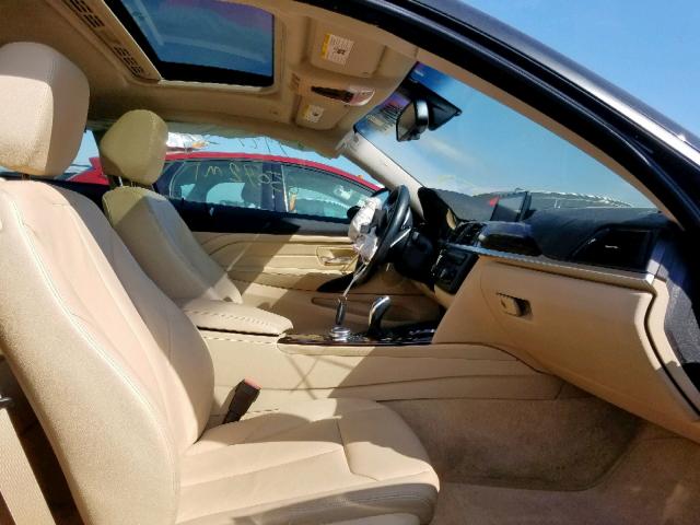 WBA3N9C58FK247884 - 2015 BMW 428 XI BLACK photo 5