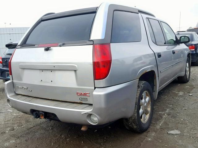 1GKET12S556168694 - 2005 GMC ENVOY XUV SILVER photo 4