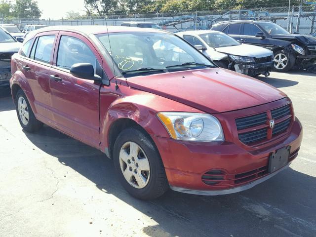 1B3HB28B38D630163 - 2008 DODGE CALIBER BURGUNDY photo 1