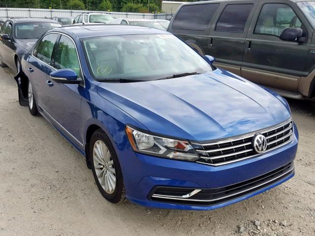 1VWBS7A33GC018275 - 2016 VOLKSWAGEN PASSAT SE BLUE photo 1