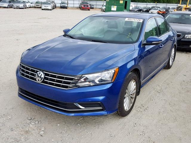 1VWBS7A33GC018275 - 2016 VOLKSWAGEN PASSAT SE BLUE photo 2