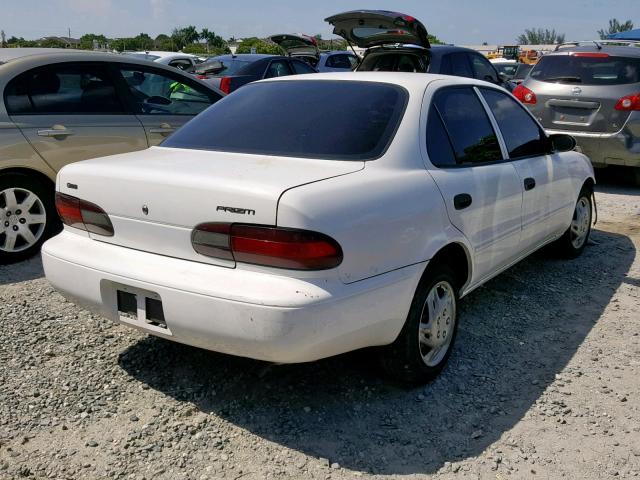 1Y1SK526XVZ437343 - 1997 GEO PRIZM BASE WHITE photo 4