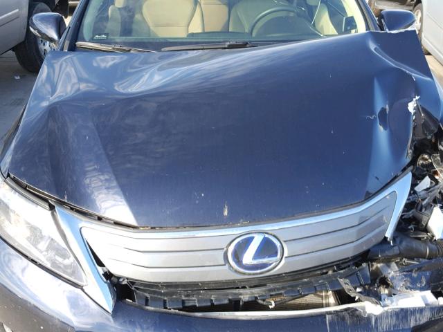 JTHBB1BA2A2001945 - 2010 LEXUS HS 250H BLUE photo 7