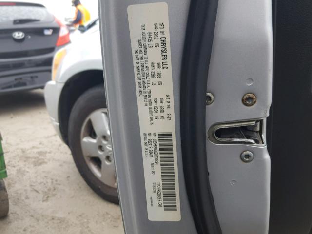 1B3HB28B68D536634 - 2008 DODGE CALIBER SILVER photo 10