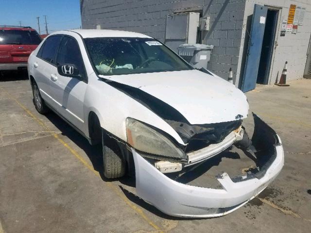 1HGCM66364A101521 - 2004 HONDA ACCORD LX WHITE photo 1