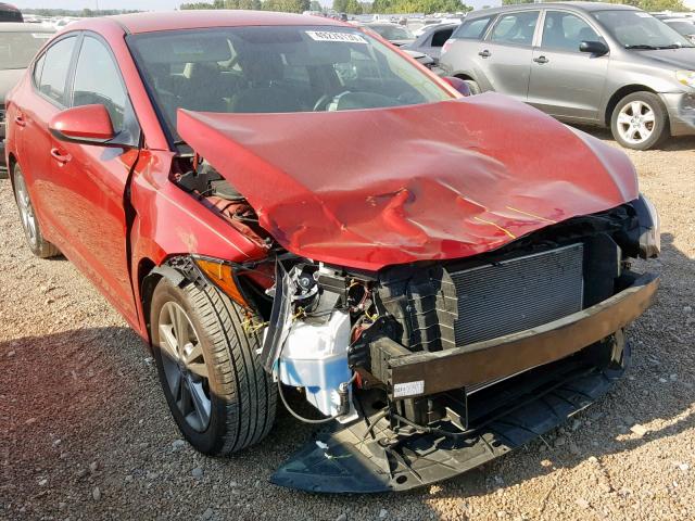 5NPD84LF5HH066432 - 2017 HYUNDAI ELANTRA SE RED photo 1