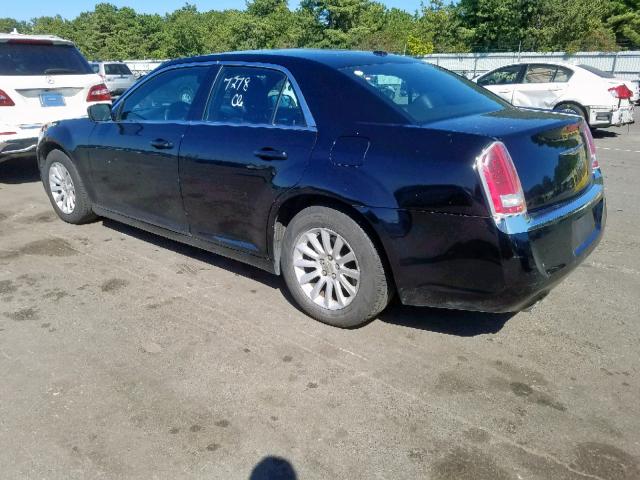 2C3CCAAG2DH727880 - 2013 CHRYSLER 300 BLACK photo 3