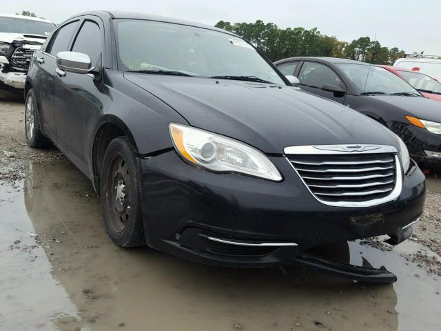 1C3CCBAB4EN140874 - 2014 CHRYSLER 200 LX BLACK photo 1