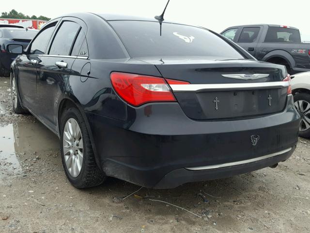 1C3CCBAB4EN140874 - 2014 CHRYSLER 200 LX BLACK photo 3