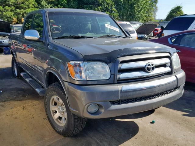 5TBET34165S465459 - 2005 TOYOTA TUNDRA DOU GRAY photo 1