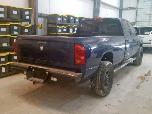 3D7KS28L19G550044 - 2009 DODGE RAM 2500 BLUE photo 4