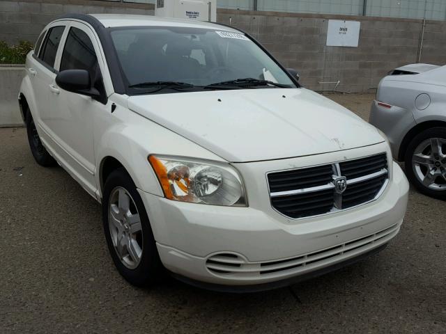 1B3HB48A09D172151 - 2009 DODGE CALIBER SX WHITE photo 1