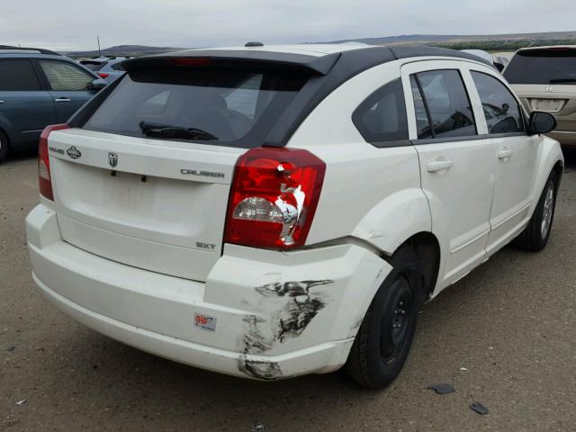 1B3HB48A09D172151 - 2009 DODGE CALIBER SX WHITE photo 4