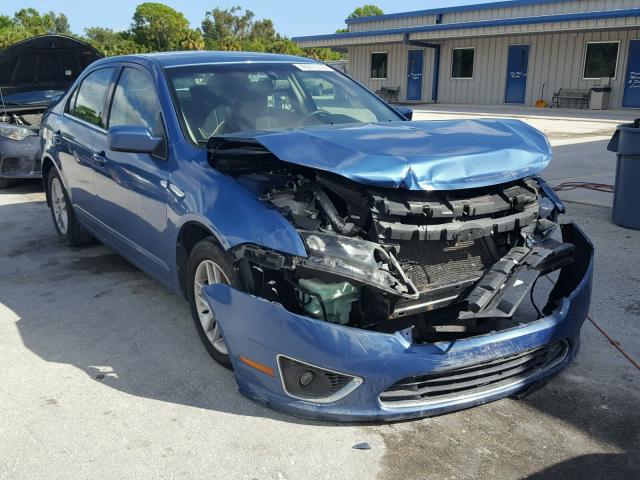 3FAHP0HA9AR262974 - 2010 FORD FUSION SE BLUE photo 1