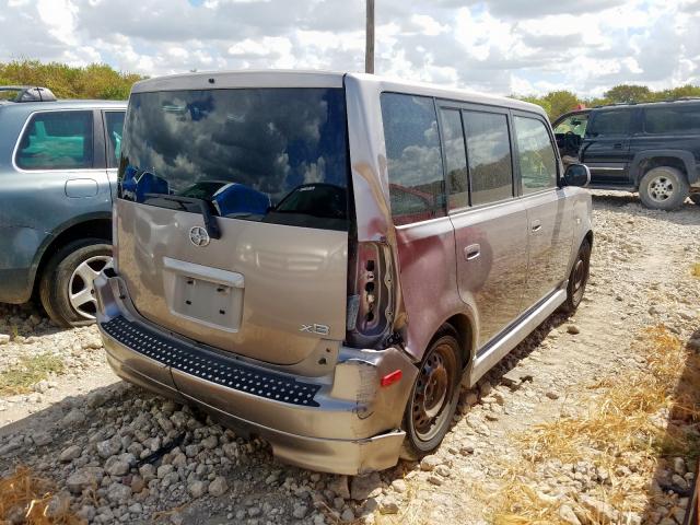 JTLKT324550205780 - 2005 TOYOTA SCION XB Сұр фото 4