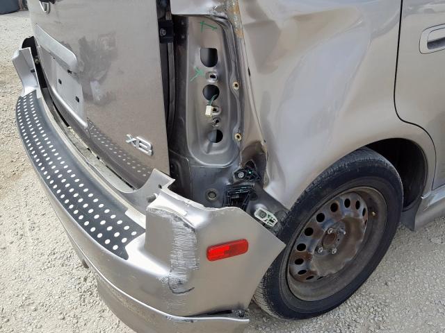 JTLKT324550205780 - 2005 TOYOTA SCION XB Сұр фото 9