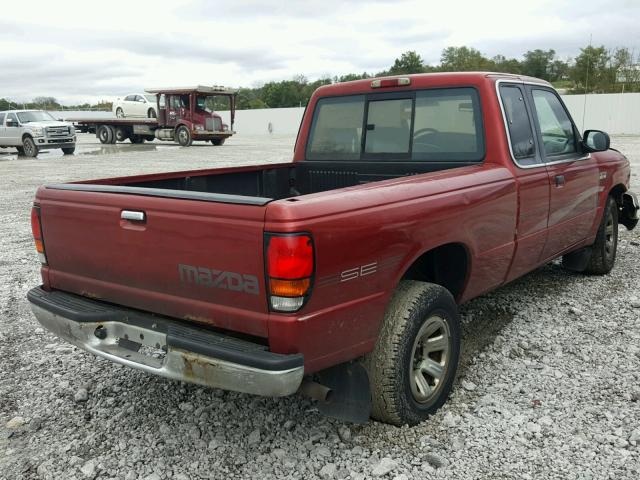 4F4CR16X5VTM09105 - 1997 MAZDA B4000 CAB MAROON photo 4