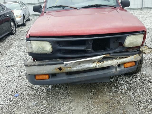 4F4CR16X5VTM09105 - 1997 MAZDA B4000 CAB MAROON photo 9