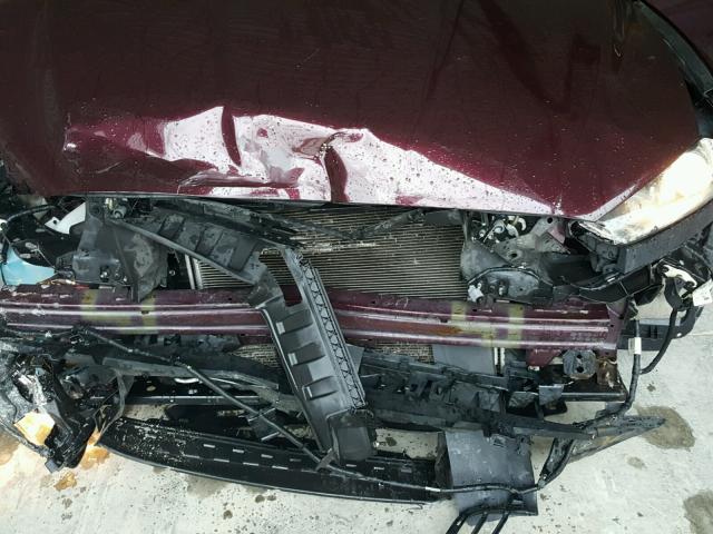 3FA6P0G71DR168475 - 2013 FORD FUSION S MAROON photo 7