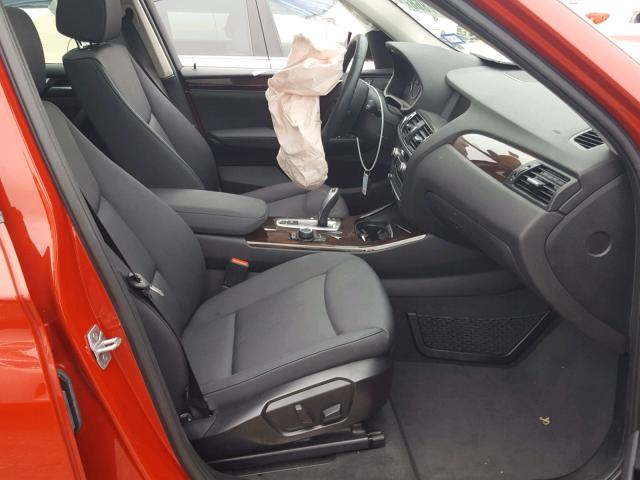 5UXWZ7C5XH0V86300 - 2017 BMW X3 SDRIVE2 Rojo foto 5