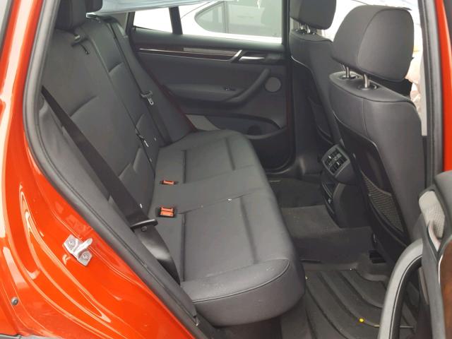 5UXWZ7C5XH0V86300 - 2017 BMW X3 SDRIVE2 Rojo foto 6