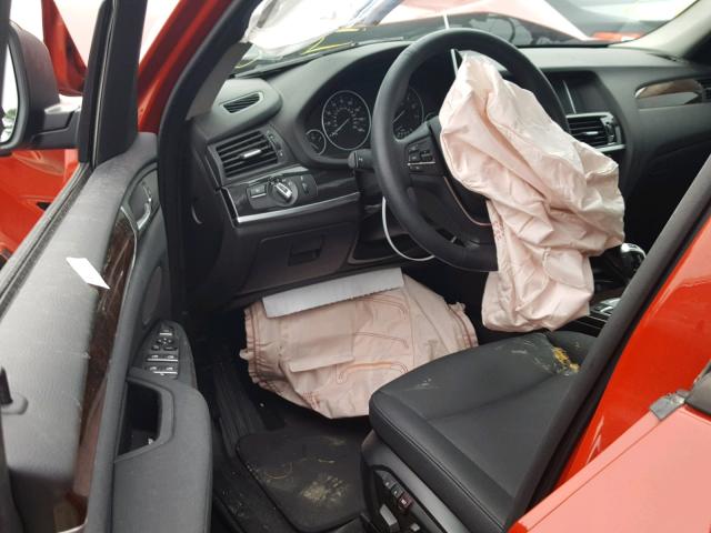 5UXWZ7C5XH0V86300 - 2017 BMW X3 SDRIVE2 Rojo foto 9