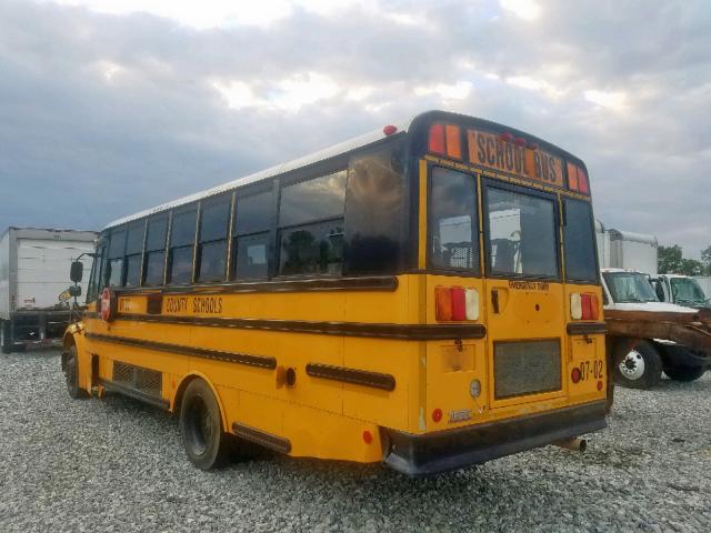 4UZABPDC68CZ11225 - 2008 FREIGHTLINER CHASSIS B2 YELLOW photo 3