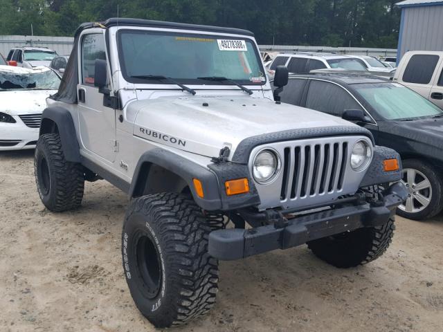 1J4FA69S56P710858 - 2006 JEEP WRANGLER / SILVER photo 1