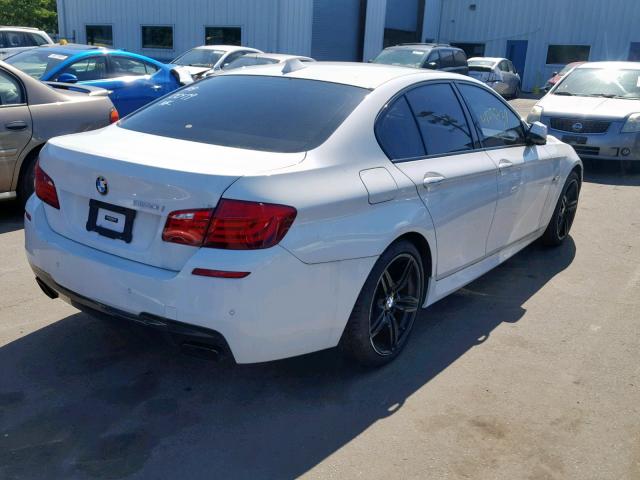 WBAFR9C53DDX80079 - 2013 BMW 550 I WHITE photo 4