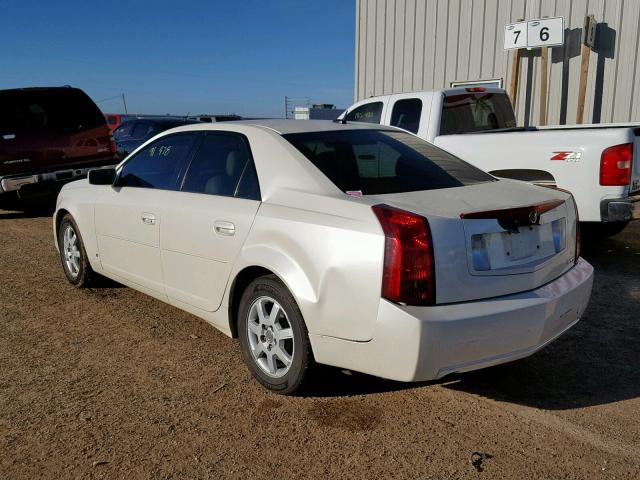 1G6DP577660147433 - 2006 CADILLAC CTS HI FEA WHITE photo 3