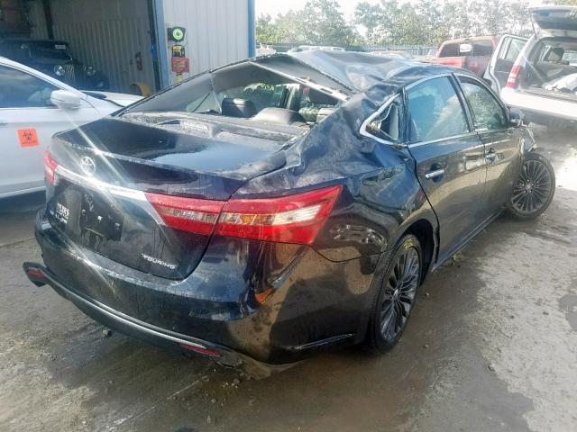 4T1BK1EB2GU230222 - 2016 TOYOTA AVALON XLE BLACK photo 4