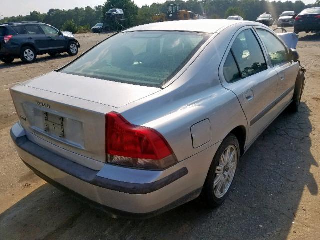 YV1RS61T242348108 - 2004 VOLVO S60 SILVER photo 4