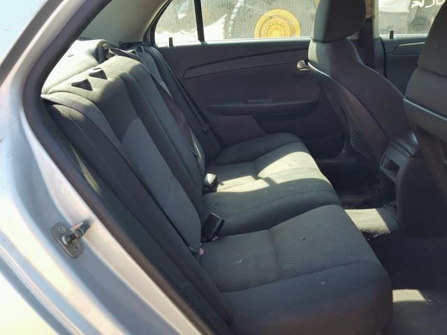 1G1ZC5E01AF173540 - 2010 CHEVROLET MALIBU 1LT 银色 照片 6