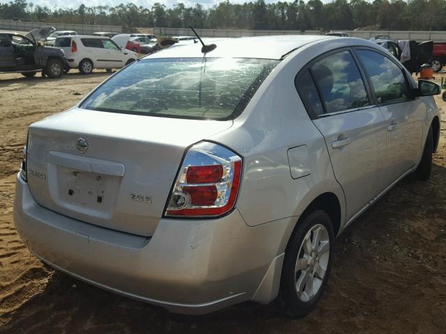 3N1AB61E07L602215 - 2007 NISSAN SENTRA 2.0 SILVER photo 4